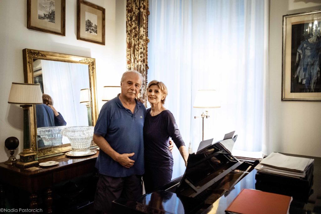 Daniela Mazzucato e Max René Cosotti: una coppia sulla scena e nella vita
